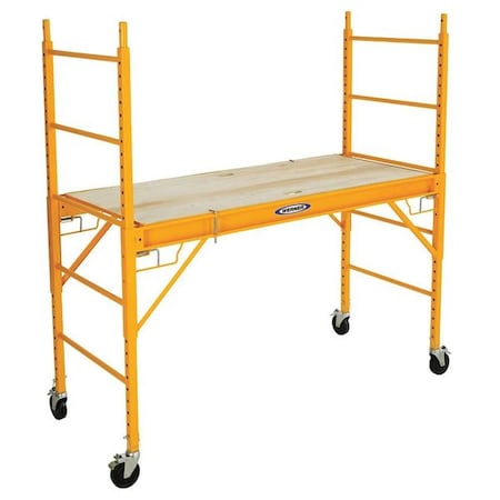 Scaffold Tower, Steel, 1,000 lb Load Capacity, 6 ft Platform Height