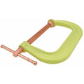 Spatter Resist C-Clamp, 4", Reg., 6200 lb.