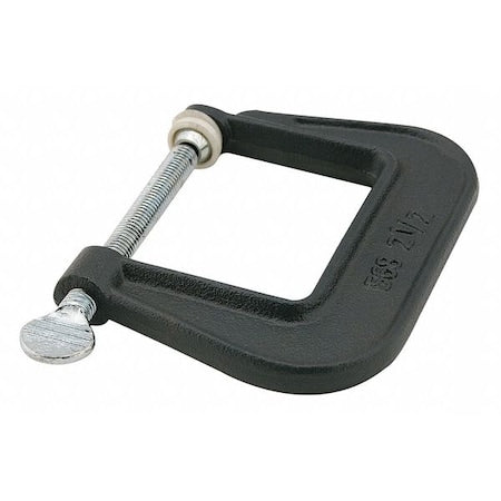 C-Clamp, 1-1/4", Iron, Light Duty, 450 lb.