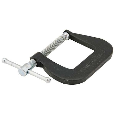 C-Clamp, 1-1/4", Steel, Light Duty, 800 lb.