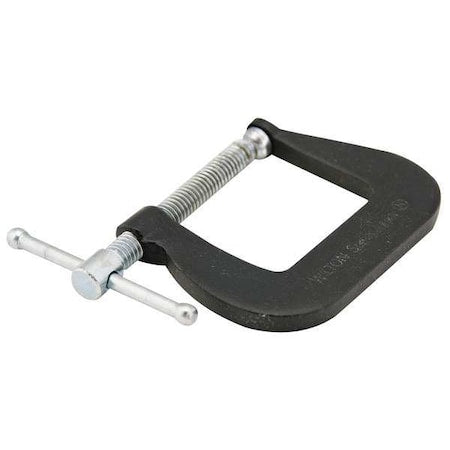 C-Clamp, 3", Steel, Light Duty, 1100 lb.