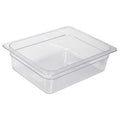 Food Pan, Polycarbonate, Half, 12-3/4 In