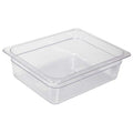 Food Pan, Polycarbonate, Half, 12-3/4 In