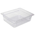 Food Pan, Polycarbonate, Half, 12-3/4 In