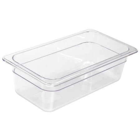 Food Pan, Polycarbonate, Third, 12-3/4 In