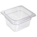 Food Pan, Polycarbonate, Sixth, 7 In