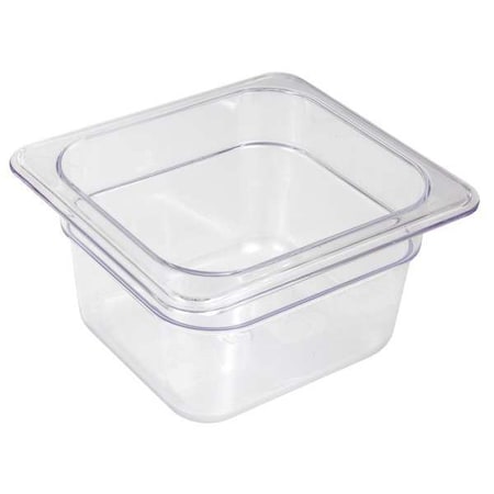 Food Pan, Polycarbonate, Sixth, 7 In
