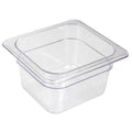 Food Pan, Polycarbonate, Sixth, 7 In