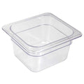 Food Pan, Polycarbonate, Sixth, 7 In
