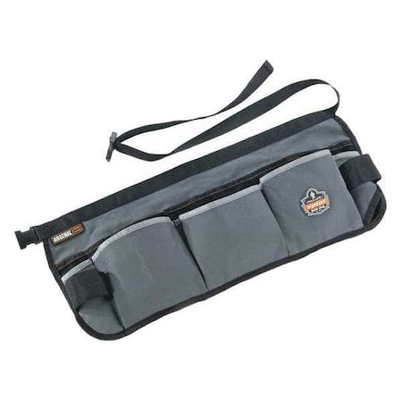 Tool Apron, Modular Tool Belt, Gray, 100% Cotton Duck, 13 Pockets