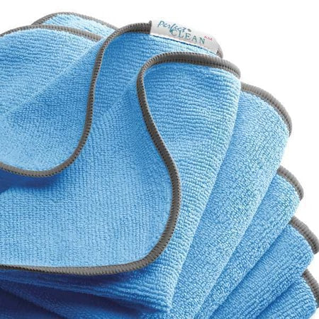 Terry Cleaning Cloth 12" x 12", Blue, 5PK