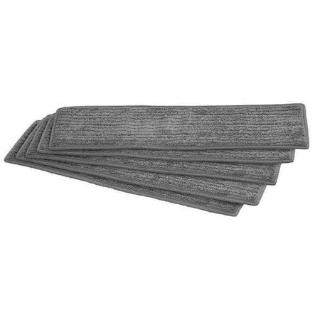 18 in L Flat Dust Mop Head, Gray, PK5