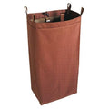 Loop and Snap Cart Bag, 36 In L, Brown