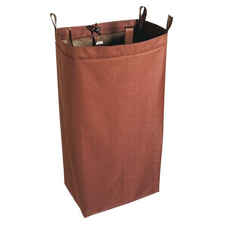 Loop and Snap Cart Bag, 36 In L, Brown
