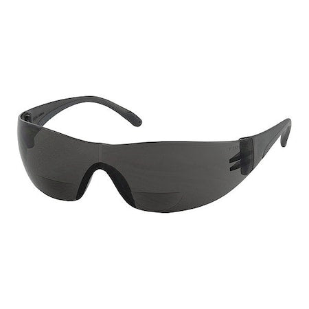 ZENON Z12 READERS, Reader Safety Glasses, Anti-Scratch, Gray Lens, Frameless, Frameless