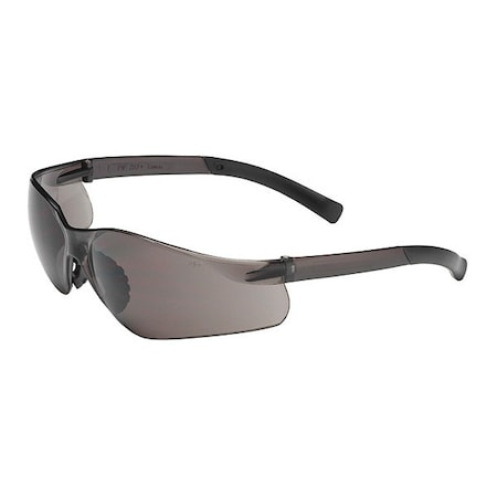 ZENON Z14SN, Safety Glasses, Anti-Scratch, Gray Lens, Black Frame, Frameless