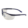 HI-VOLTAGE AC, Safety Glasses, Anti-Scratch, Indoor/Outdoor Lens, Blue Frame, Half-Frame