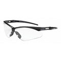 Anser, Safety Glasses, Anti-Scratch, Clear Lens, Black Frame, Half-Frame