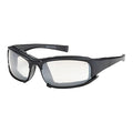 Cefiro, Safety Glasses, Anti-Fog & Anti-Scratch, Gray Lens, Black Frame, Full-Frame, 1 PR