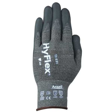 Cut Resistant Coated Gloves, Cut Level A2 , Nitrile , Rough , 6 1 PR