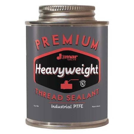 Pipe Thread Sealant 16 fl oz, Brush-Top Can, Heavyweight, White, Paste