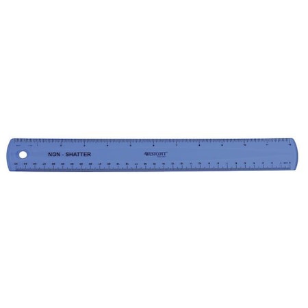 Ruler, Plastic, 12 In