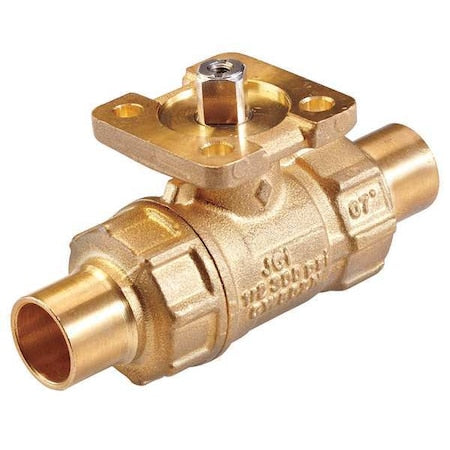 Ball Valve,2 Way,SS Trim,Sweat 3/4