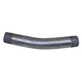 Conduit Fitting 22.5 Deg Elbow, 1-1/2 in, Threaded, Steel, Galvanized, Silver