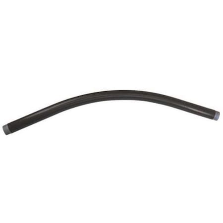 Radius Elbow 2 in Trade Size, PVC Coated, Black