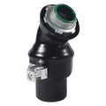 Conduit Fitting Grounding Connector, 1 in, Liquid-Tight, PVC, PVC Coated, Black