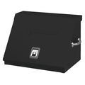 Triangle Top Chest, Black, Steel, 26-3/4 in W x 18 in D x 18-1/2 in H