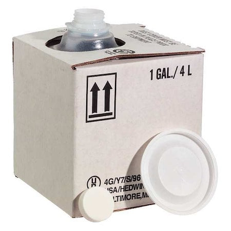 Cubitainer, 4 L Capacity - mL, 1 gal Capacity - oz, Screw On Closure, LDPE, No Handle Handle