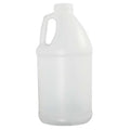 Jug, 1.92 L Capacity - mL, 64 fl oz Capacity - oz, Screw On Closure, HDPE, Blow Molded Handle