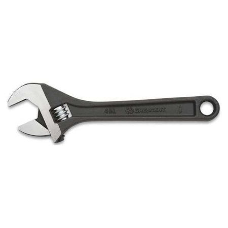 4" Adjustable Black Oxide Wrench - Carded