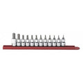 12 Piece 3/8" Drive Hex Bit SAE Socket Set