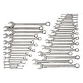 44 Piece 12 Point Long Pattern Combination SAE/Metric Wrench Set