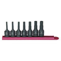7 Piece 3/8" Drive Hex Bit Impact SAE Socket Set