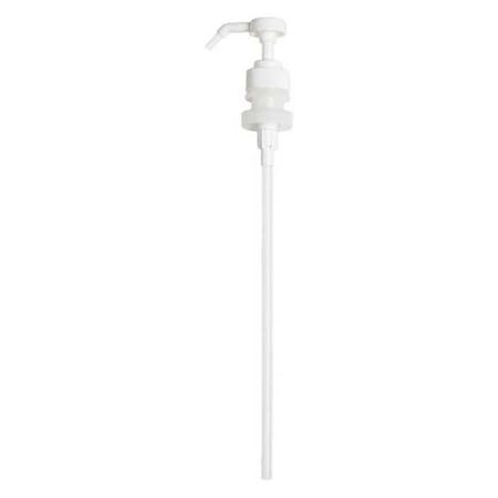 Hand Pump, White, Plastic, 14" H x 2" W