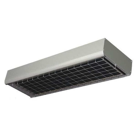 Electric Infrared Heater, 1 or 3 Phase, Aluminum, 32,414 BtuH, 480V AC 9500 W