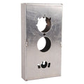 Weldable Gate Box,Silver,2-3/8"" W