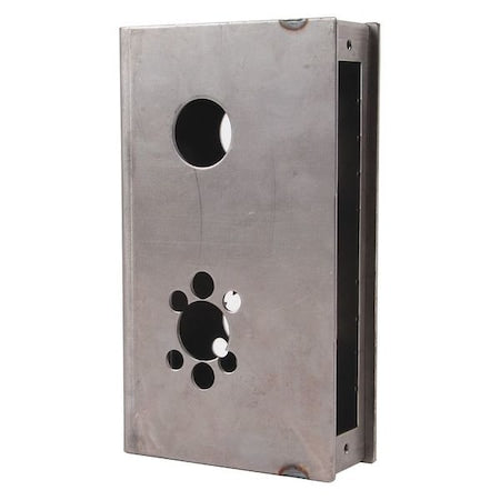 Weldable Gate Box, Silver, 2-3/8" W
