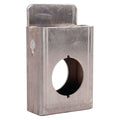Weldable Gate Box, Silver, 4-3/4" W