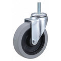 Threaded Stem Caster, Swivel, 1/2 in. Stem Dia, 300 lbs. Load Rating, No Lock Included