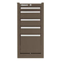 K2000 Series Side Cabinet, 5 Drawer, Brown, Steel, 13-1/2 in W x 20 in D x 29 in H