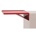Red, Side Shelf, Steel, 20 1/8 in W