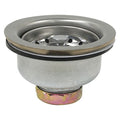 SinkStrainer, D1-3/4"", Zinc, GalvS, Chrome