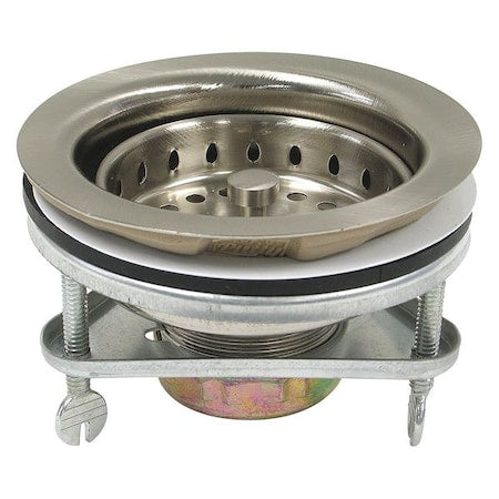 Strainer,Satin Brushed Nickel,4-1/2"" L