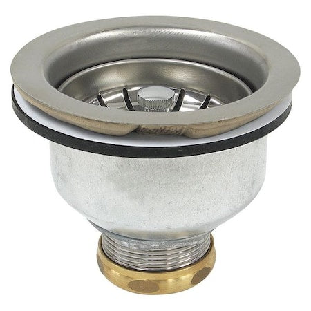 Sink Strainer,Chrome,4-1/2"" L