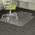Chair Mat, Traditional Lip, Clear, Cleated