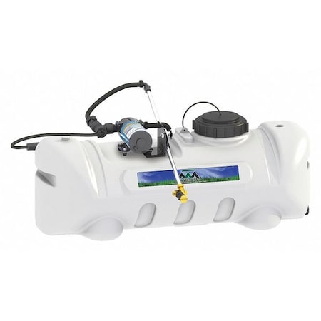 15 gal ATV Sprayer, Polyethylene, 15 ft L Hose, Not Applicable L Wand, Mist Nozzle Spray Pattern